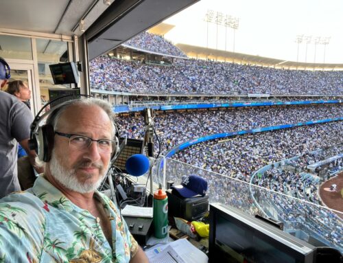 Todd Leitz, beloved Public Address Announcer at Dodger Stadium, reciting Keith Rohman’s poem, “Zen & Baseball.”